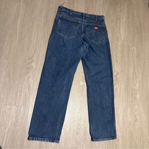 Dickies Pants Mens 33X32  Blue Denim Jeans Straight Leg Work Pants